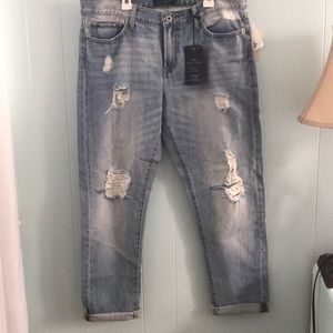 Lucky Brand Sienna Slim Boyfriend Distressed Jean